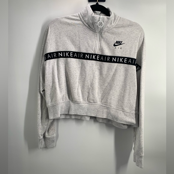 Nike Air Crop Top Hoodie EUC Size XL - Picture 1 of 6